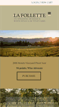 Mobile Screenshot of lafollettewines.com